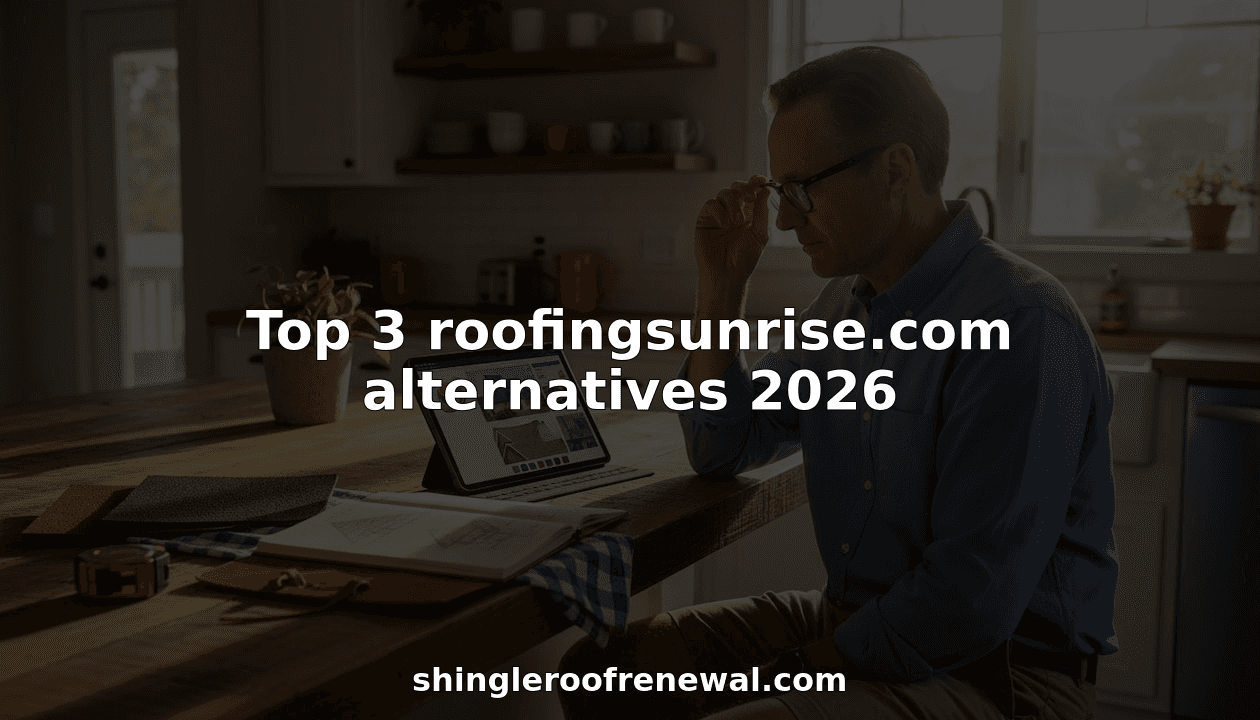 Top 3 roofingsunrise.com alternatives 2026