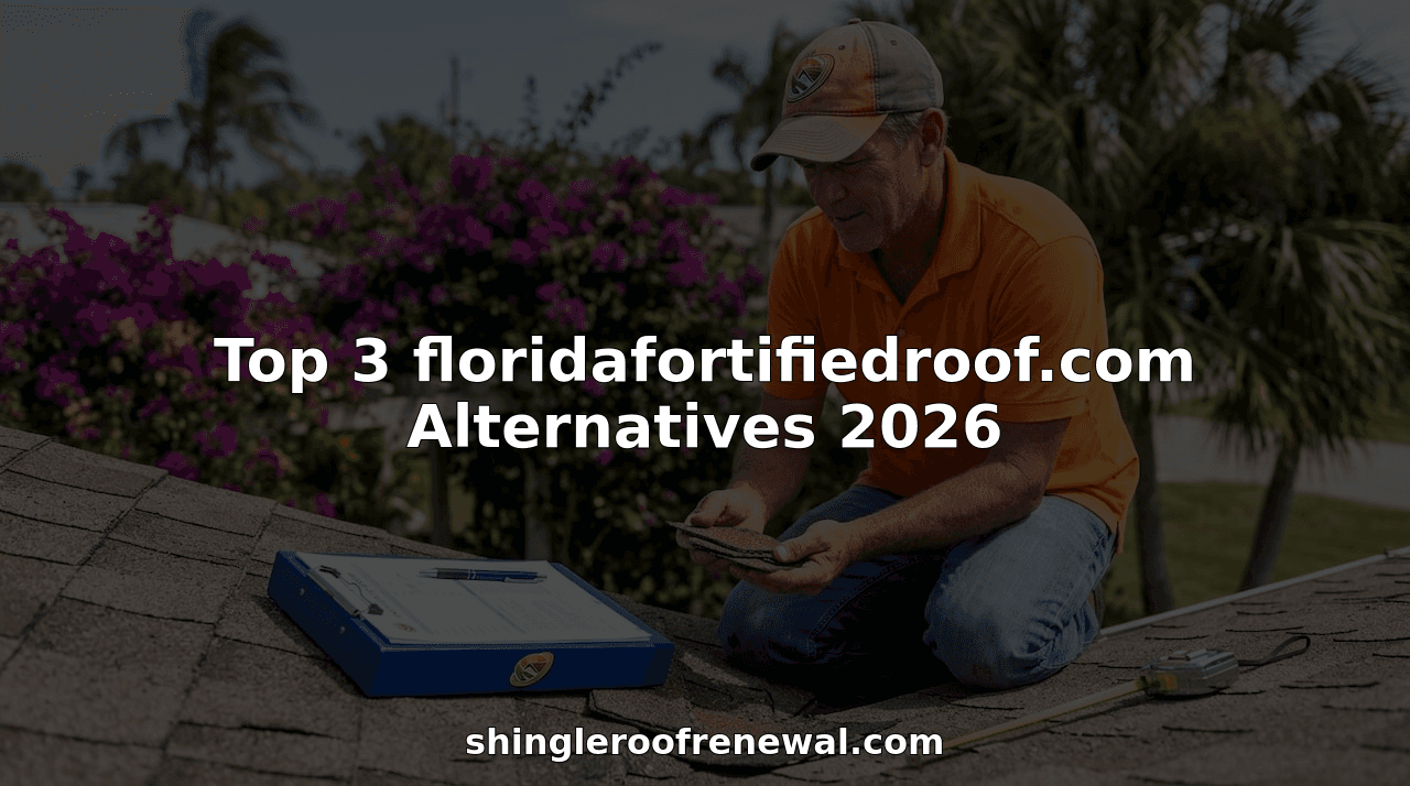 Top 3 floridafortifiedroof.com Alternatives 2026