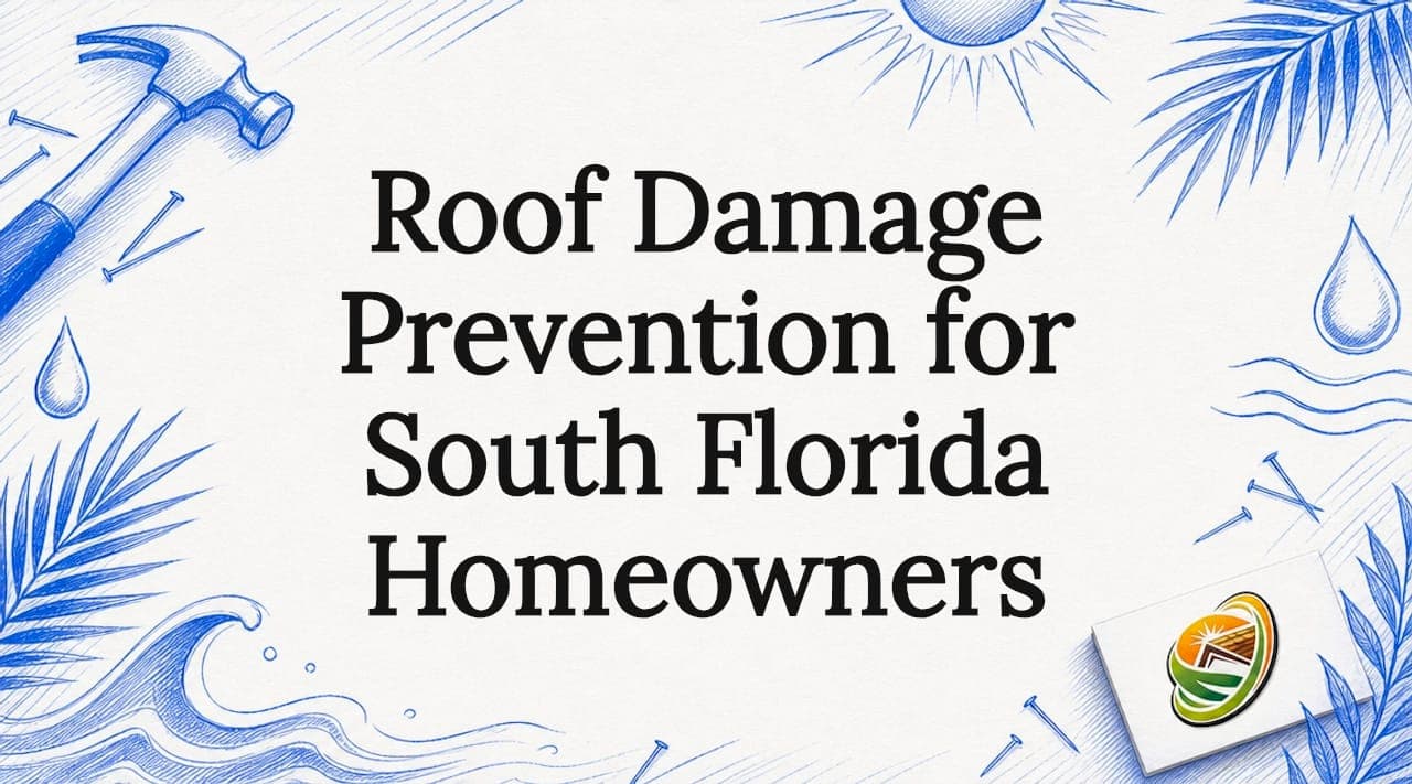 Roof Damage Prevention for South Florida Homeowners
