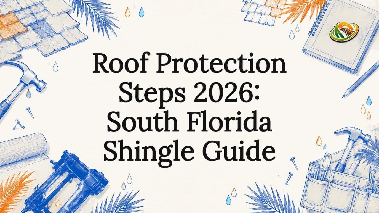 Roof Protection Steps 2026: South Florida Shingle Guide
