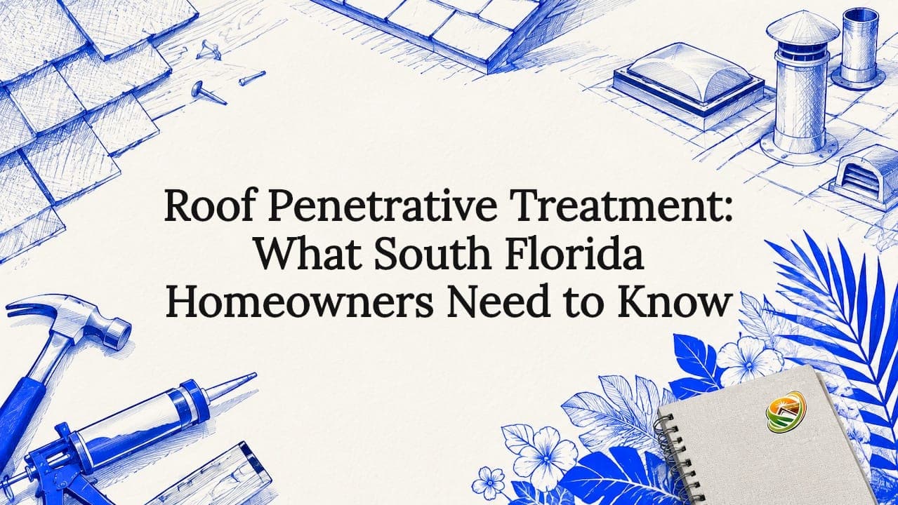 Roof Penetrative Treatment: What South Florida Homeowners Need to Know