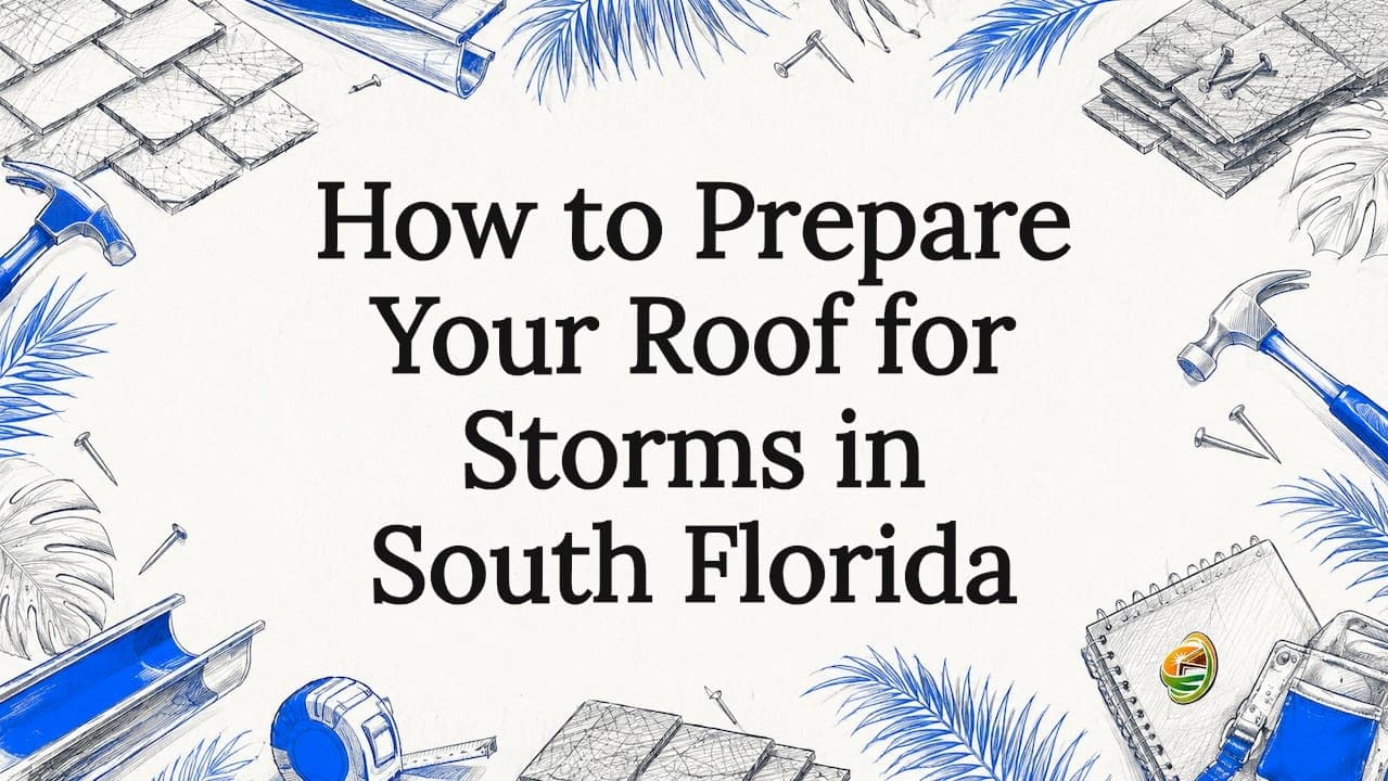 How to Prepare Your Roof for Storms in South Florida