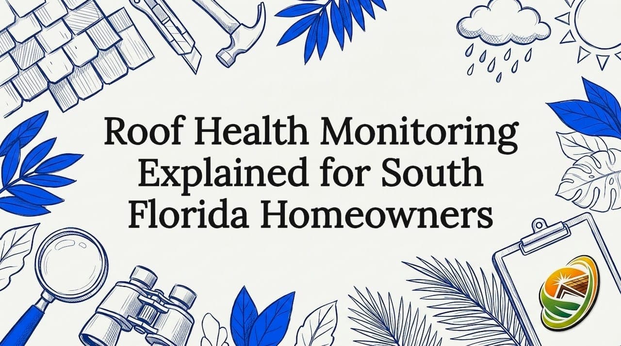 Roof Health Monitoring Explained for South Florida Homeowners