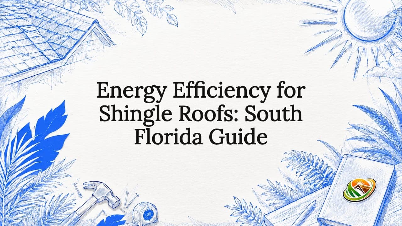 Energy Efficiency for Shingle Roofs: South Florida Guide