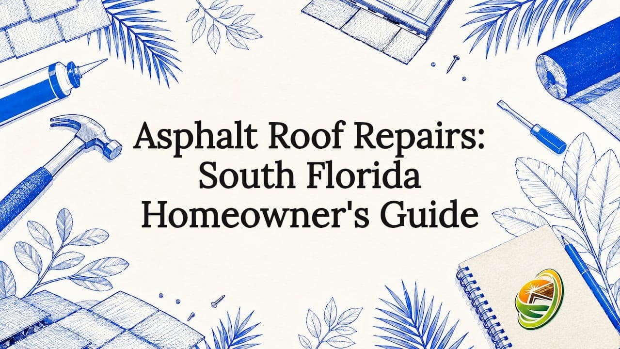 Asphalt Roof Repairs: South Florida Homeowner's Guide