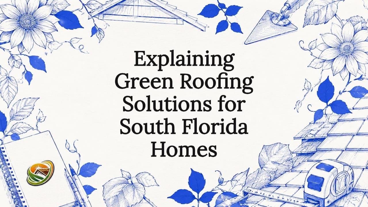 Explaining Green Roofing Solutions for South Florida Homes