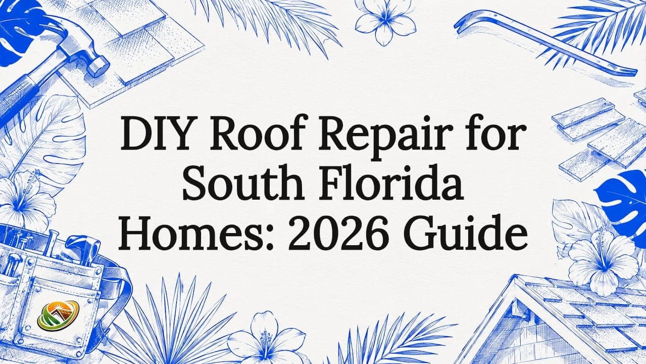 DIY Roof Repair for South Florida Homes: 2026 Guide