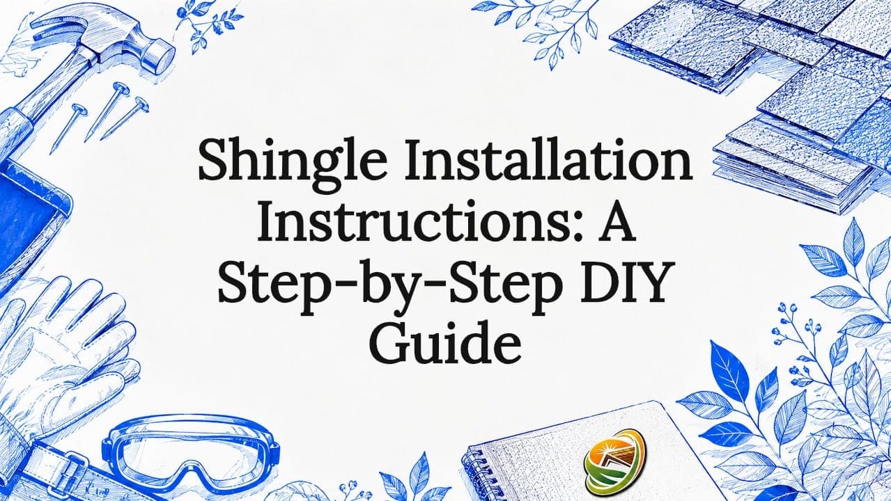 Shingle Installation Instructions: A Step-by-Step DIY Guide