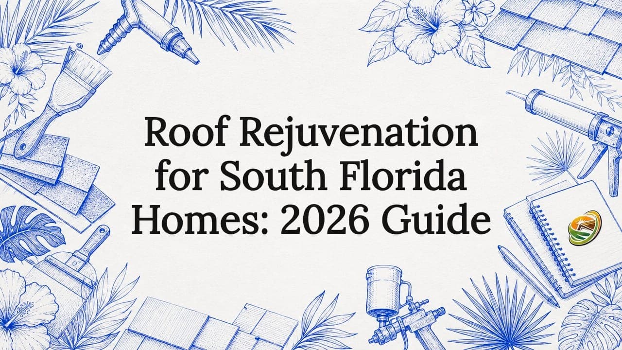 Roof Rejuvenation for South Florida Homes: 2026 Guide
