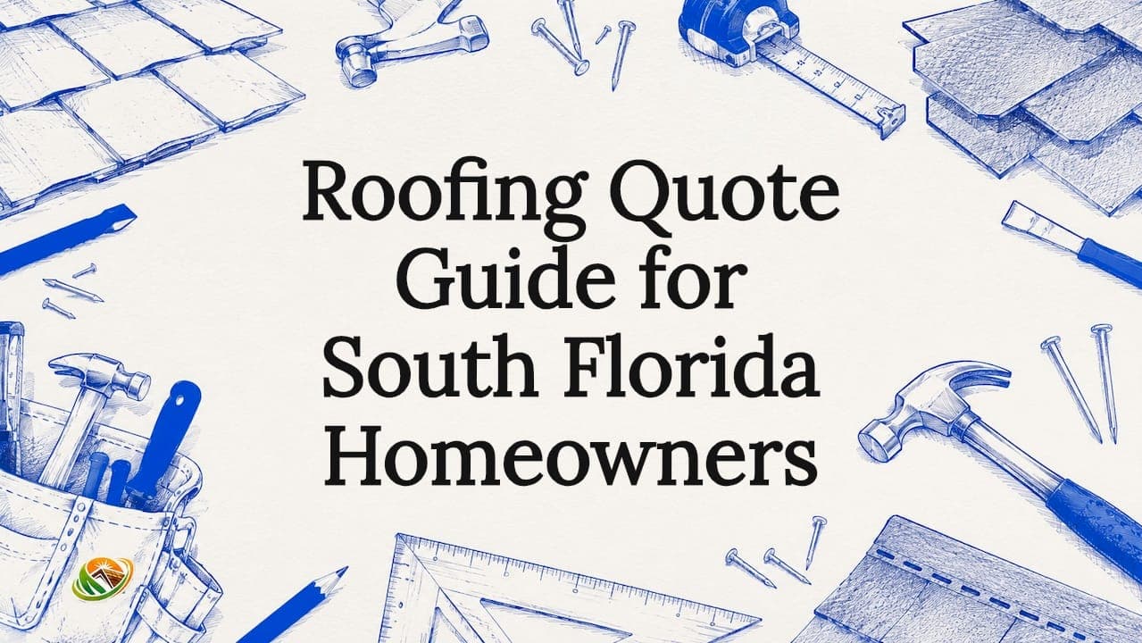 Roofing Quote Guide for South Florida Homeowners