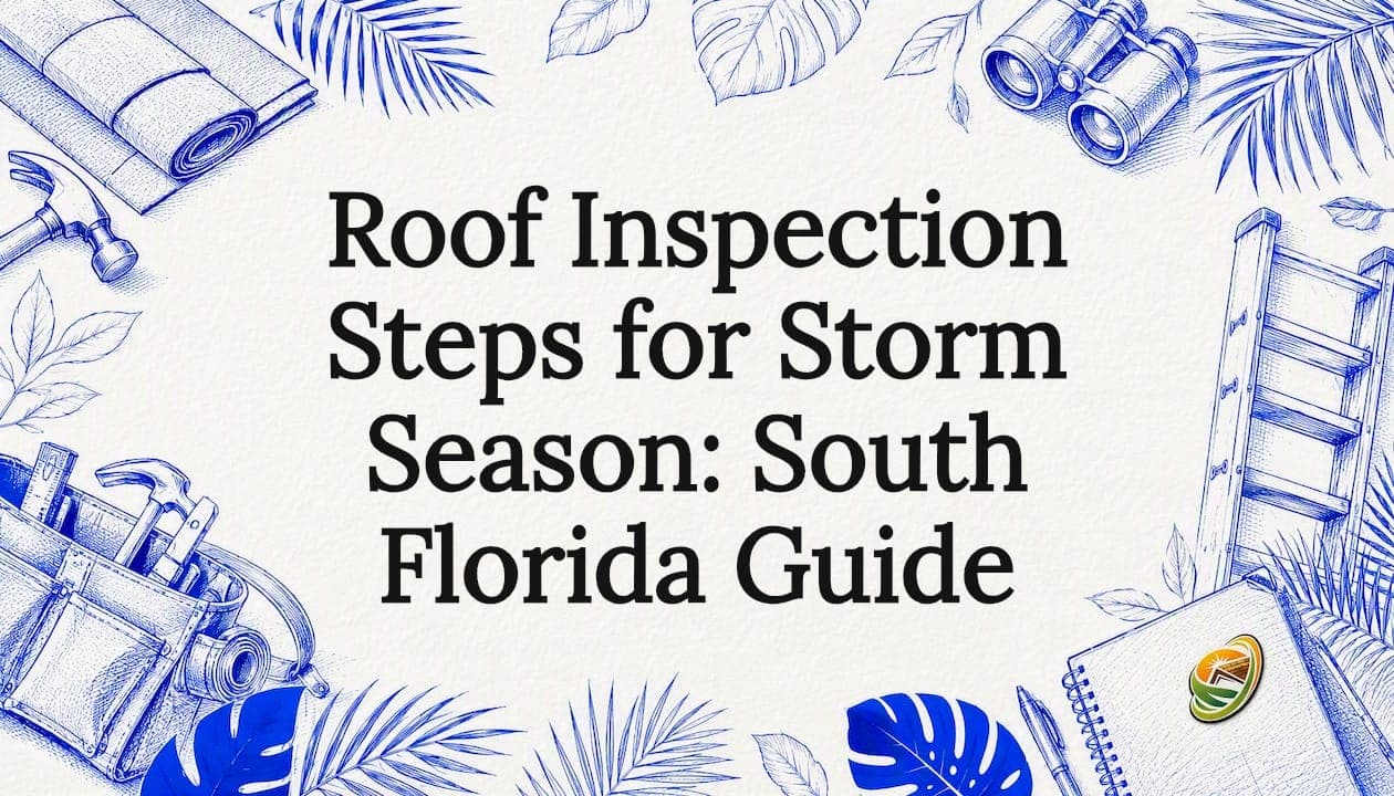 Roof Inspection Steps for Storm Season: South Florida Guide