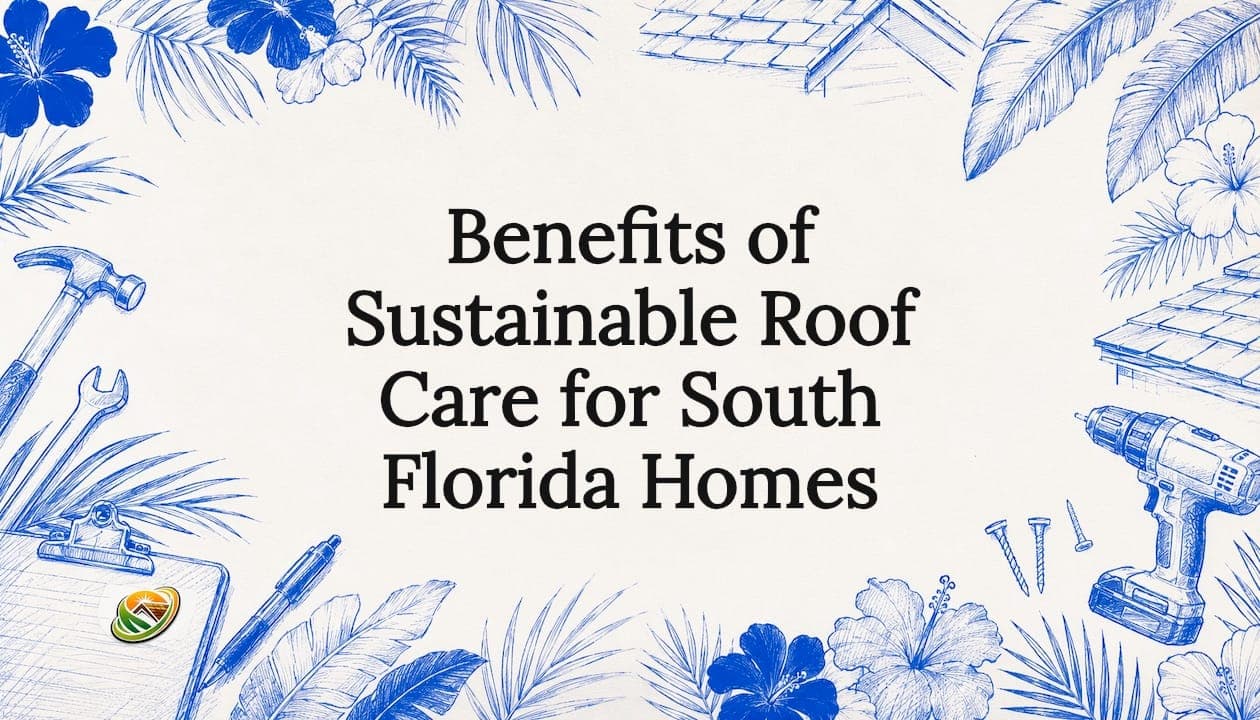 Benefits of Sustainable Roof Care for South Florida Homes