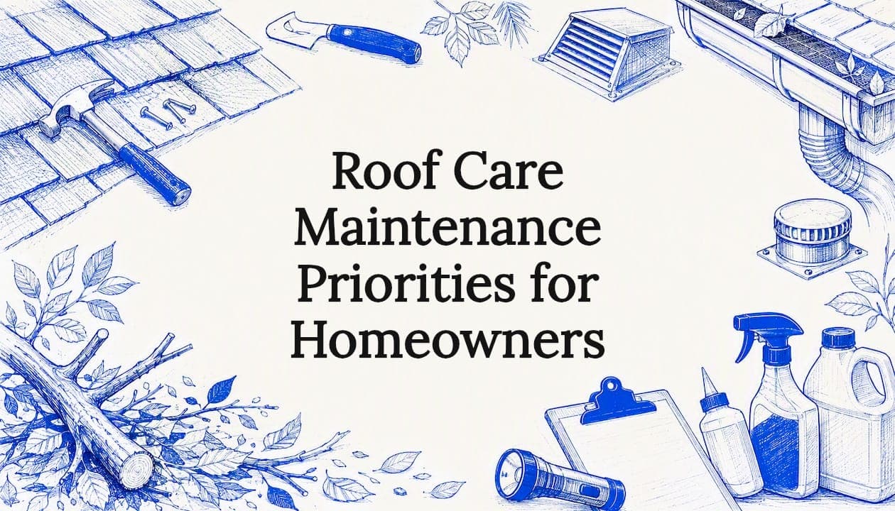 Roof Care Maintenance Priorities for Homeowners