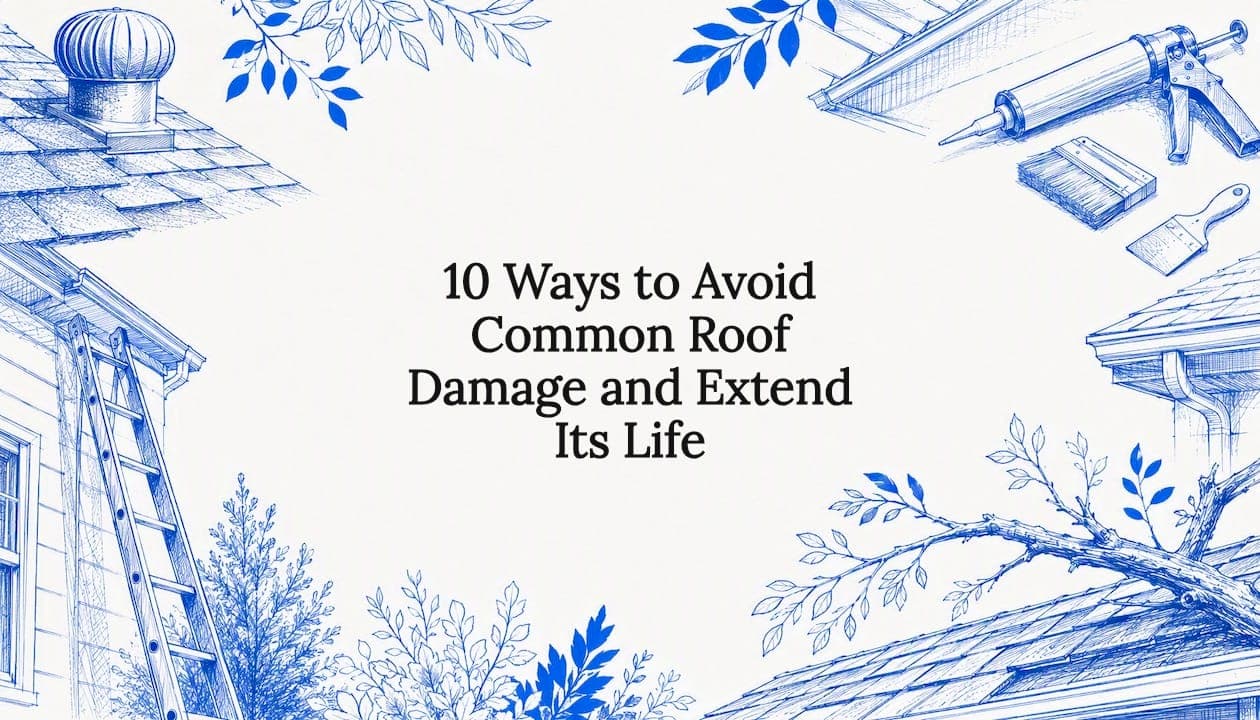 10 Ways to Avoid Common Roof Damage and Extend Its Life