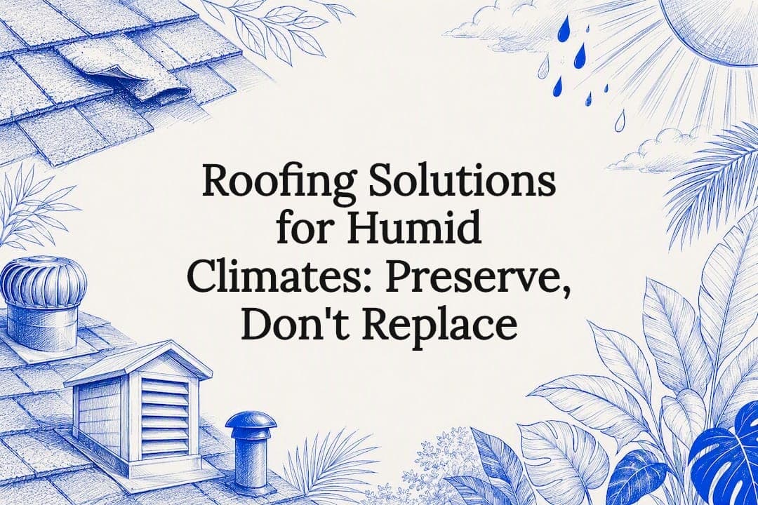 Roofing Solutions for Humid Climates: Preserve, Don't Replace
