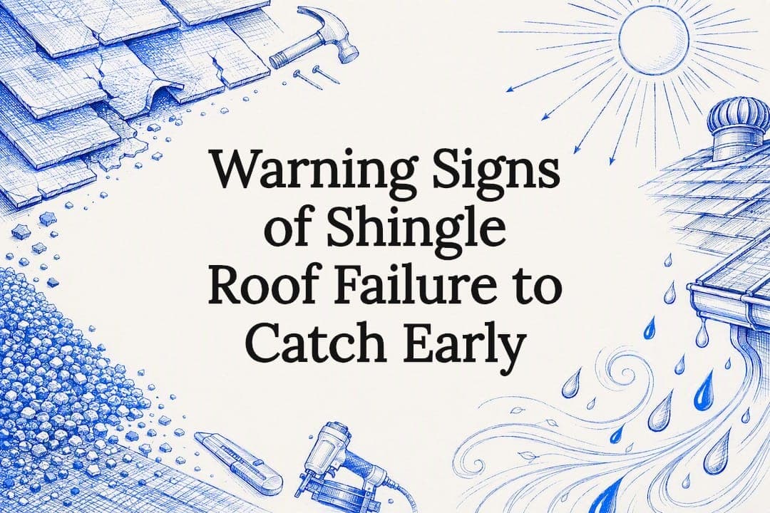 Warning Signs of Shingle Roof Failure to Catch Early