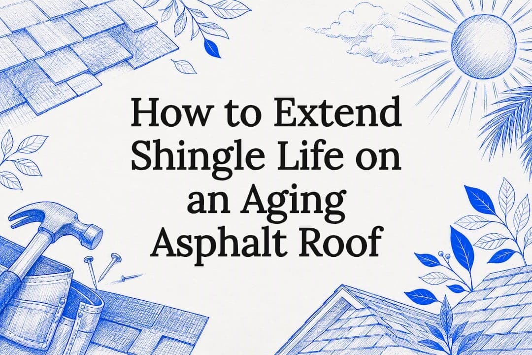 How to Extend Shingle Life on an Aging Asphalt Roof