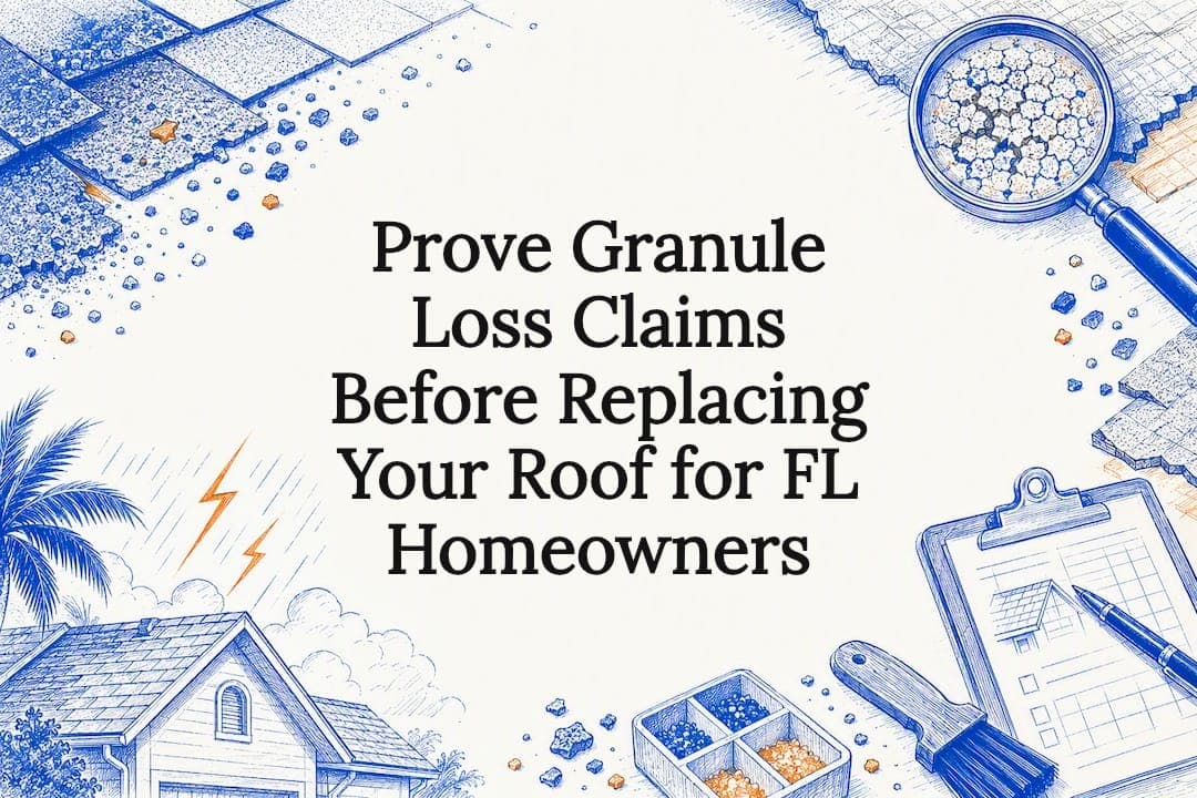 Prove Granule Loss Claims Before Replacing Your Roof for FL Homeowners