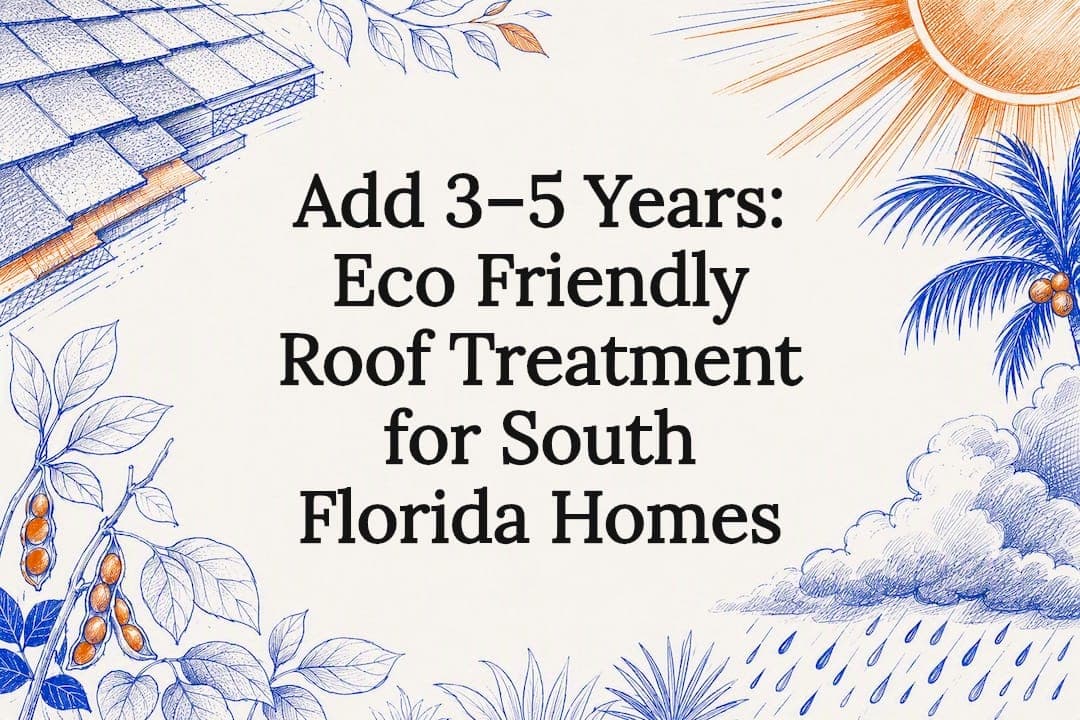 Add 3–5 Years: Eco Friendly Roof Treatment for South Florida Homes