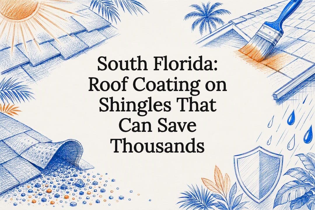 South Florida: Roof Coating on Shingles That Can Save Thousands