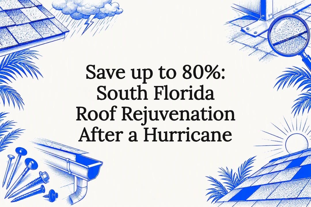 Save up to 80%: South Florida Roof Rejuvenation After a Hurricane