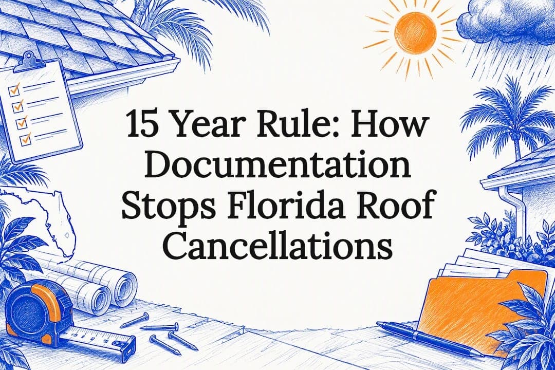 15 Year Rule: How Documentation Stops Florida Roof Cancellations