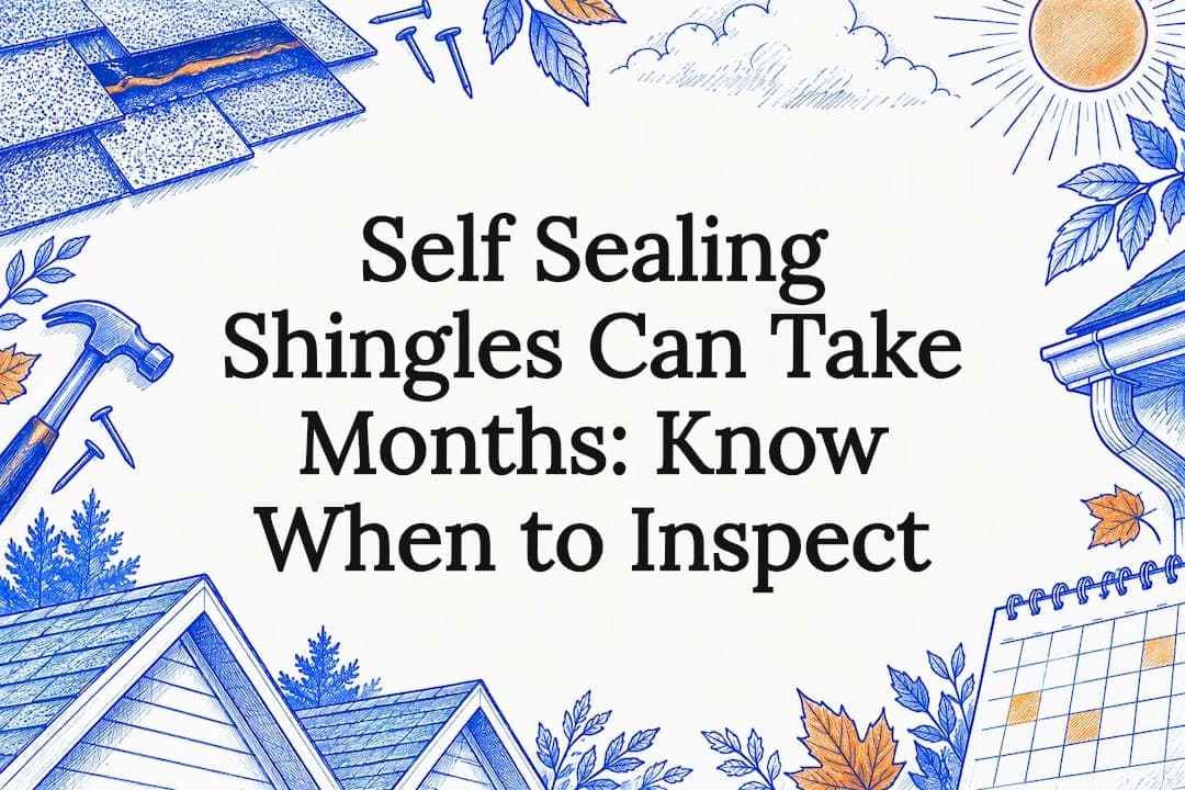 Self Sealing Shingles Can Take Months: Know When to Inspect