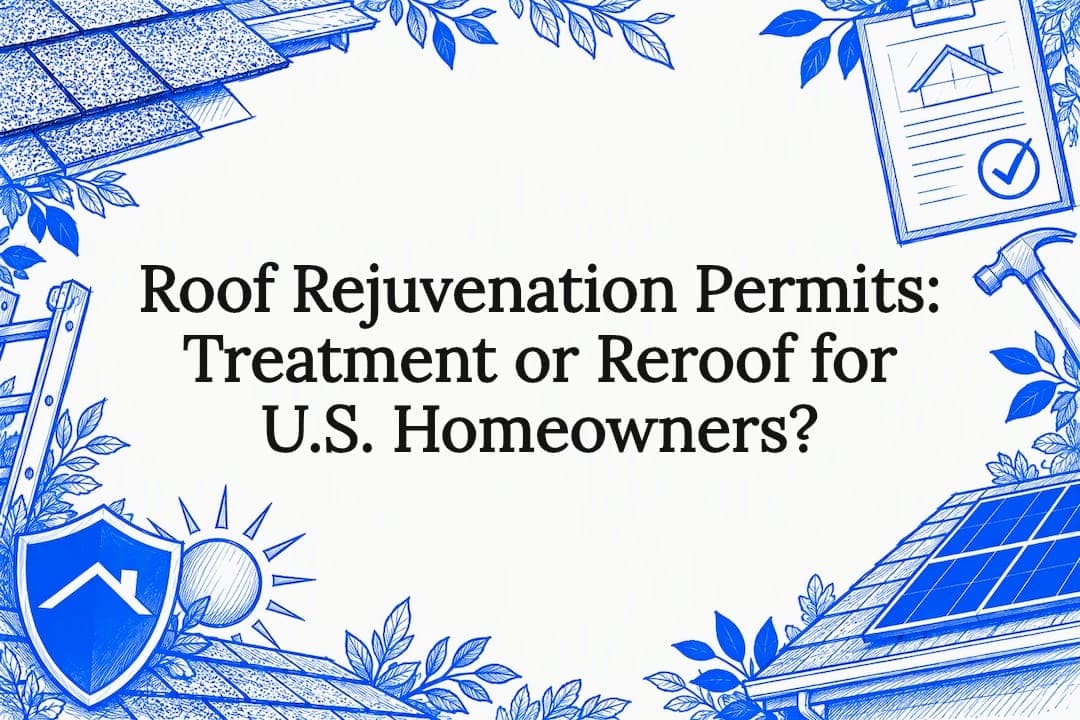 Roof Rejuvenation Permits: Treatment or Reroof for U.S. Homeowners?