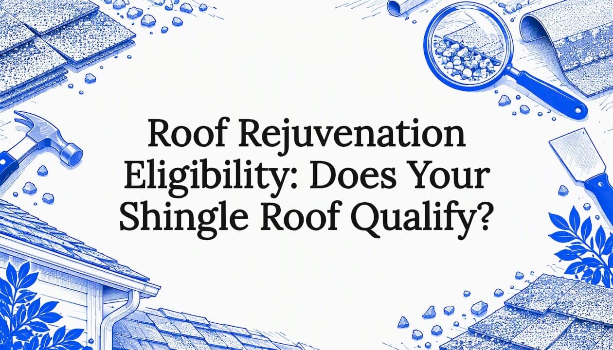 Roof Rejuvenation Eligibility: Does Your Shingle Roof Qualify?