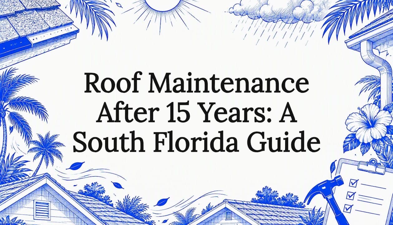 Roof Maintenance After 15 Years: A South Florida Guide
