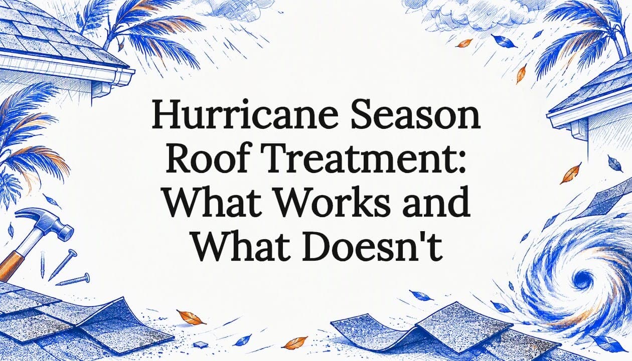 Hurricane Season Roof Treatment: What Works and What Doesn't