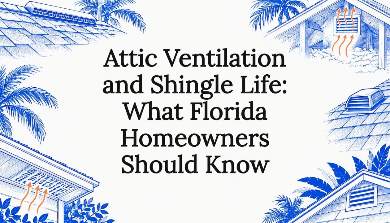 Attic Ventilation and Shingle Life: What Florida Homeowners Should Know
