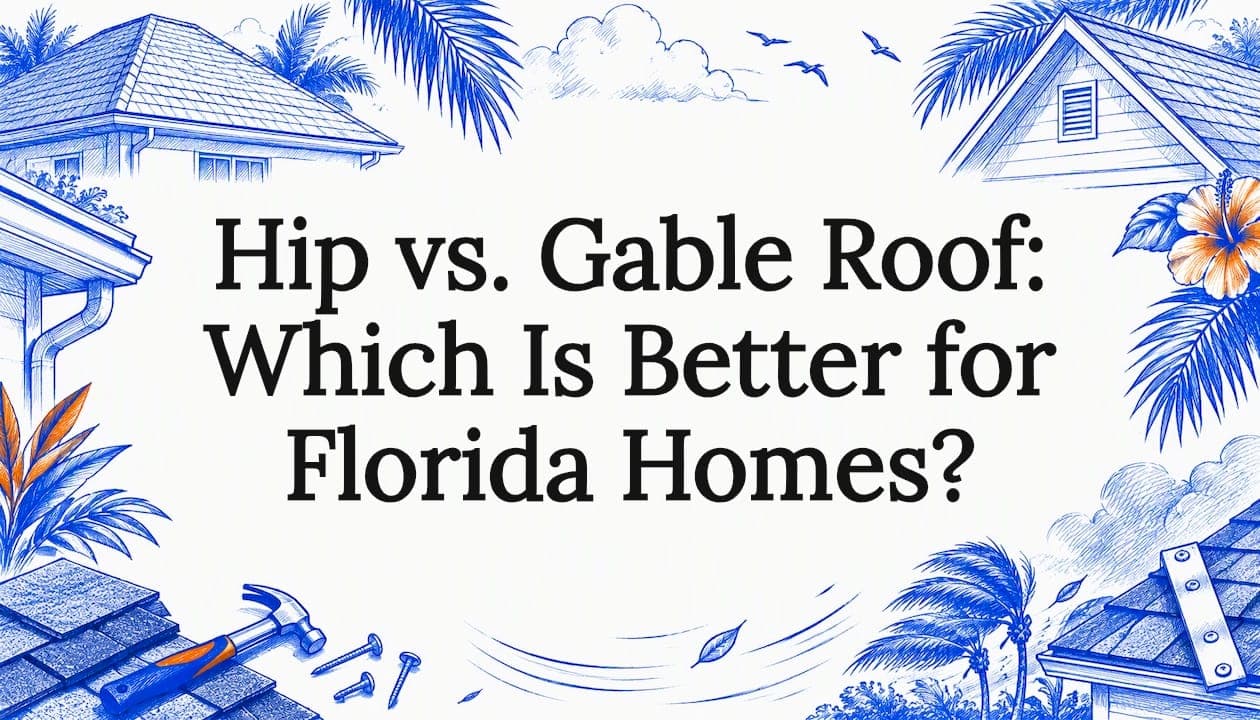 Hip vs. Gable Roof: Which Is Better for Florida Homes?